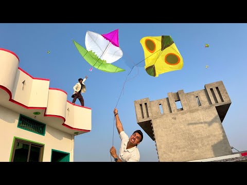 Pakistani Kite Flying Catch Umar | 5 Feet Big Tukkle patang 