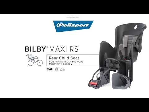 Детское велокресло Polisport Bilby RS Black 8632500003