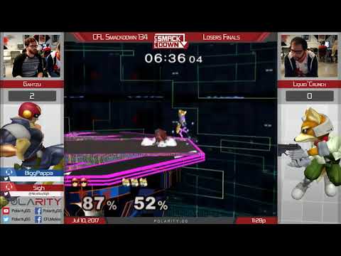 CFL Smackdown 134 Melee - Gahtzu (Falcon) vs Liquid`Crunch (Fox) - Losers Finals