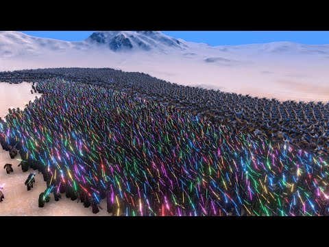 5.000 GIANT OGRES VS 5.000 LASERS KNIGHTS | Ultimate Epic Battle Simulator