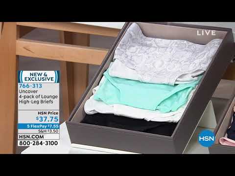 Uncover 4pack of Lounge HighLeg Briefs