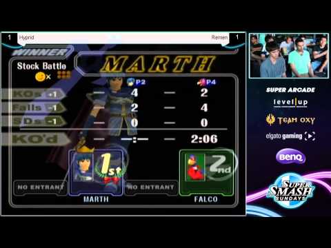 SSS 22 - Hyprid (Marth) Vs. Remen (Falco) - Winner's Round 2
