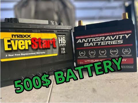 Light  Weight Battery VS Stock (Antigravity)
