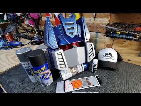 How to paint EVA foam - seal, paint, and weathering