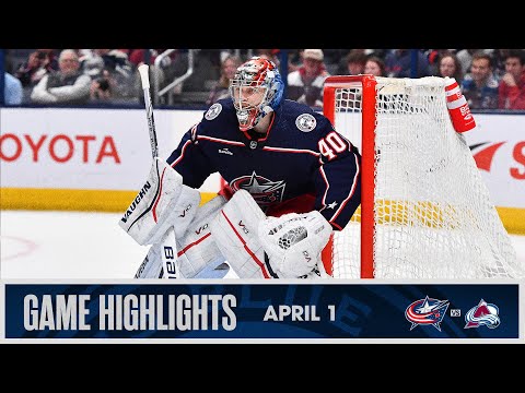 SCARY TARRY HOURS 😱 Daniil Tarasov Makes 45 SAVES in 4-1 Blue Jackets Win | Game Highlights (4/1/24)