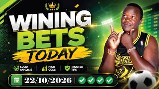 FOOTBALL PREDICTIONS TODAY 22/10/2026 SOCCER PREDICTIONS TODAY | BETTING TIPS, #