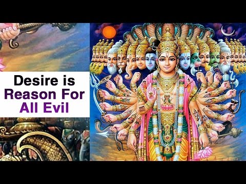 Desire is the reason for all evil | Sri Bhagavatam Pravachana