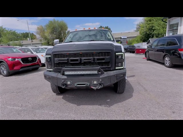 2008 FORD F350 SUPER DUTY CREW CAB PICKUP V8, TURBO DSL 6.4L LARIAT PICKUP 4D 6 3/4 FT
