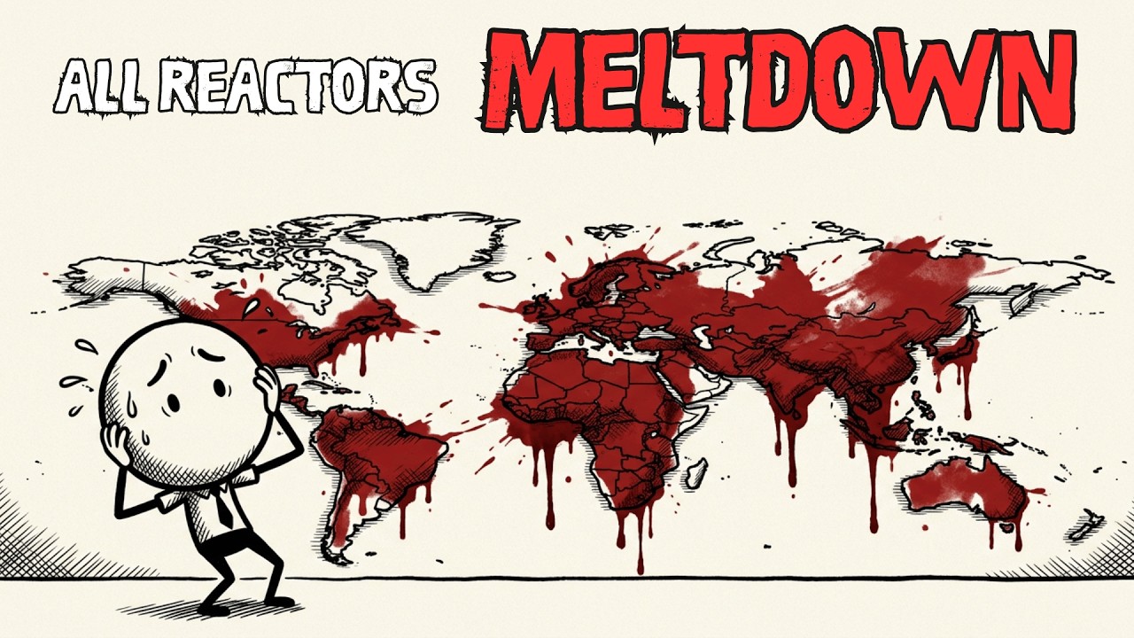 Every NUCLEAR PLANT on Earth Just MELTED DOWN — The FALLOUT Map
