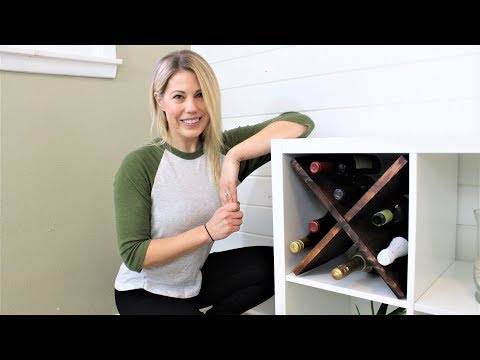 IKEA HACK: Wine Rack for Kallax