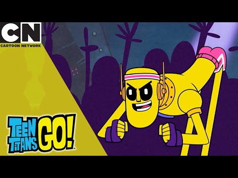 Robotman is Challenged to a Dance Battle | Teen Titans Go! | Cartoon Network UK