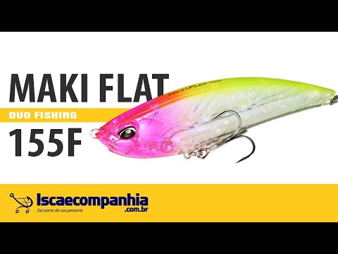Vídeo Isca Duo Rough Trail MakiFlat 155F