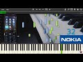 NOKIA TUNE ON 32 INSTRUMENTS Synthesia