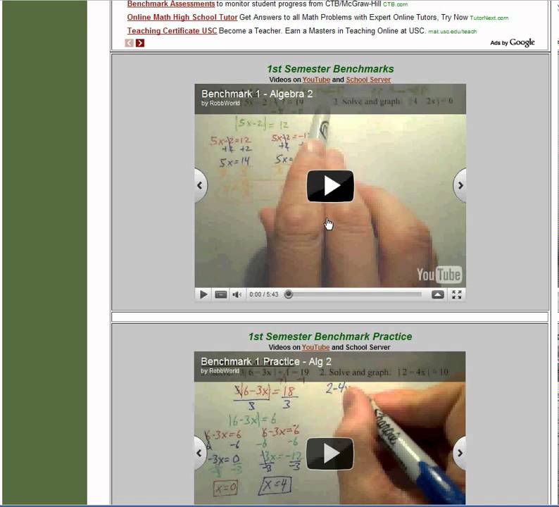 How WOWmath.org can HELP Algebra 2 Students
