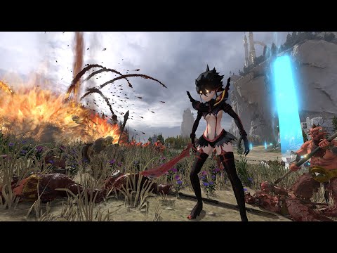 KILL la KILL and the Girls vs ww1 Germans and Dark Souls !! - Total War Warhammer 3