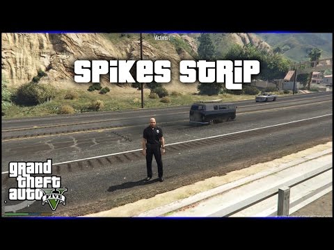GTA 5 Mods — Spikes Strip For LSPDFR