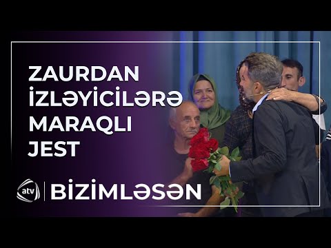 Zaur Baxşəliyev canlı efirdə tamaşaçılara SÜRPRİZ ETDİ