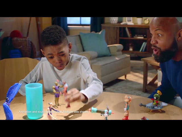 Vídeo relacionado con Space Jam Calcetines para niños A New Legacy - Paquete de 3 calcetines, Azul Aqua Multi, 9-11