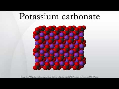 Potassium carbonate explanation
