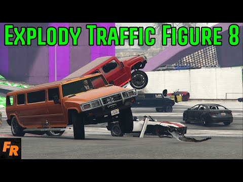 Explody Traffic Figure 8 - Gta 5 Racing