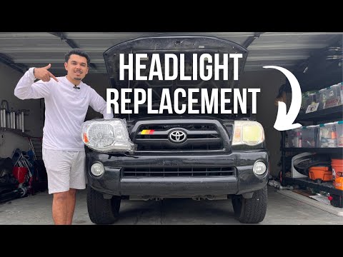 How to Replace Headlight Assembly | 2005-2012 Toyota Tacoma