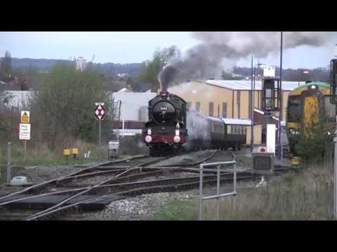5043 Earl of Mount Edgcumbe takes charge of the Berks and Hants Aquae Sulis 12/4/2014
