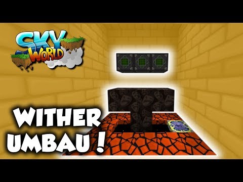 Automatische Wither Farm Umbau! - #26 - Minecraft Sky World