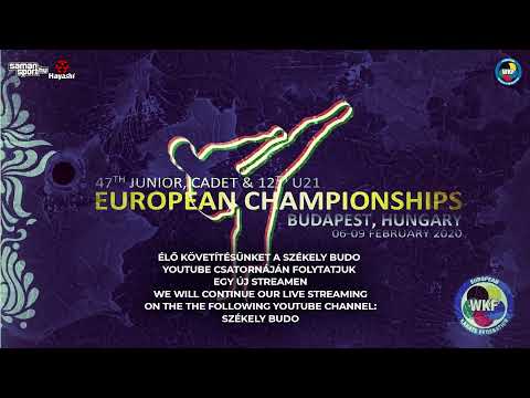 WKF KARATE 2020 BUDAPEST - DAY 2 - Tatami 3,4,5,6 - Live Stream
