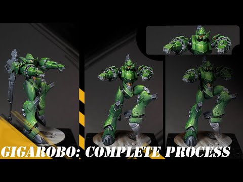 Sam Lenz Artwork: Gigarobo Complete Pocess