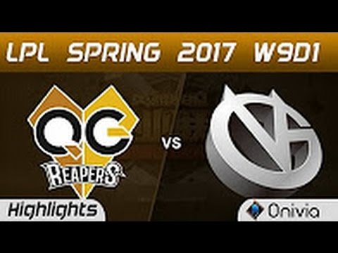 QG vs VG Highlights Game 2 LPL Spring 2017 W9D1 Qiao Gu vs Vici Gaming