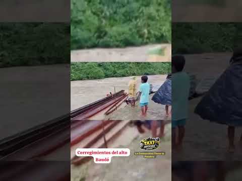 Fuertes inundaciones en Alto Baudó impiden que muchas personas salgan a votar