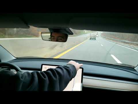 tesla fsd beta 10.5 going home plus a delorean sighting