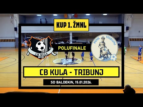 KUP 1. ŽMNL: CB KULA - TRIBUNJ  1:4, 15.01.2026.