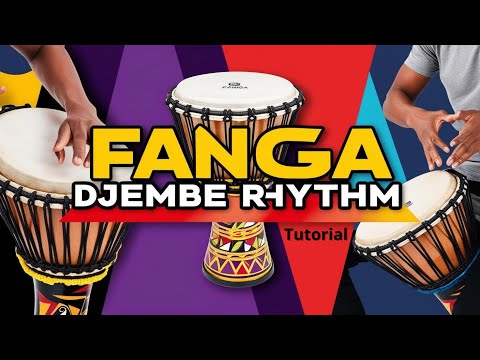 EASY Fanga Djembe Rhythm Tutorial! #djembe #africandrumming