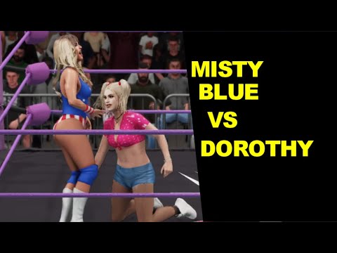 GLOW 1985 Misty Blue vs Dorothy - Knockout Match