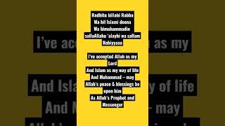 Download lagu Raditu billahi Rabba wabil Islami dina wa bi Muhammadin Rasula. mp3 Download lagu Raditu billahi Rabba wabil Islami dina wa bi Muhammadin Rasula. mp3