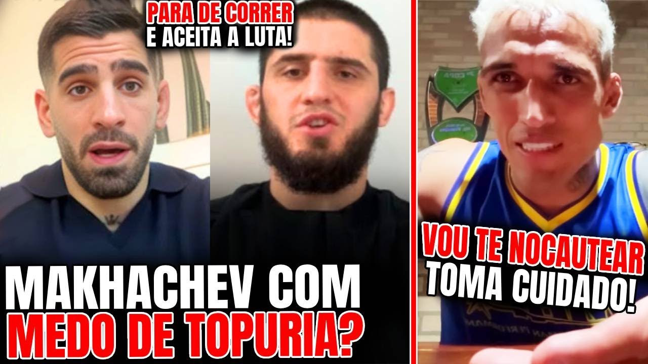 🚨CLIMA ESQUENTOU ENTRE ILIA TOPURIA E ISLAM MAKHACHEV! CHARLES OLIVEIRA MANDA MENSAGEM PARA TOPURIA!
