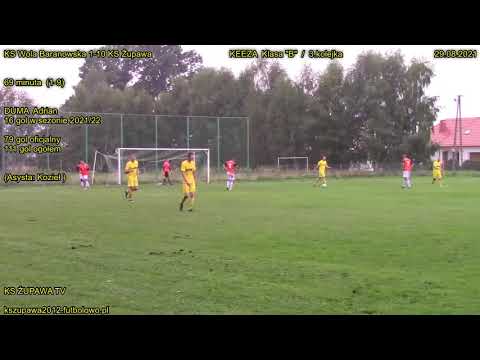 KS Wola Baranowska 1-10 KS Żupawa (1-9 Duma Adrian) 29.08.2021