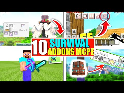 Top 10 best mods for minecraft pe || mods for minecraft pe || Mcpe mod || best mod for Minecraft pe