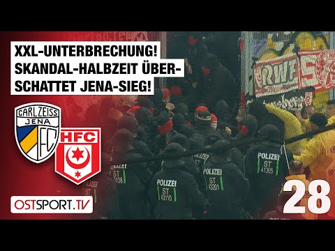 XXL interruption! Scandalous halftime overshadows Jena's victory: Jena - Halle | Regionalliga Nor...