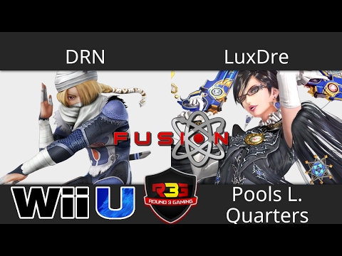 Fusion 4 - DRN (Sheik) vs LuxDre (Bayonetta) - Smash 4 Pools L. Quarters
