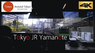 JR Yamanote Line Go round 1 Hour nonstop 4K 60fps JR  山手線 1周 4K動画
