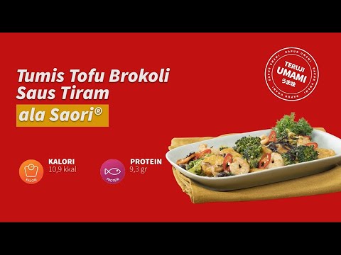 Tumis Tofu Brokoli Saus Tiram ala SAORI®
