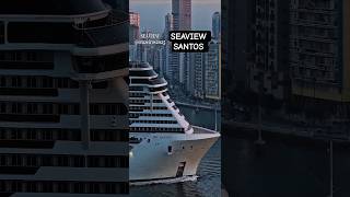 MSC SEAVIEW cruzeiro navio 21/03/26  Santos Buzios Salvador @cruzeiros2025 #drone #google  #shorts