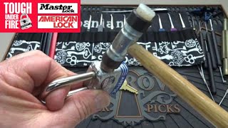 (728) Rapping on Master Lock for a FAST OPEN!