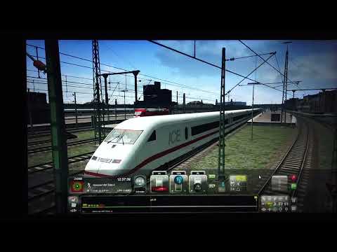 MongoTV_10459 - Del 15 - Køre TRAIN SIMULATOR JULEDAG NAT Med ICE Tog i TYSKLAND