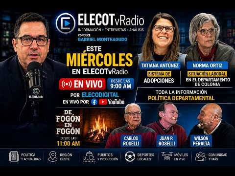 ELECODIGITAL EN VIVO. NOTICIAS DEL MIÉRCOLES 27 DE MAYO DE 2026. DESDE CARMELO PARA TODA LA REGIÓN.