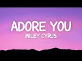 Miley Cyrus Adore You Lyrics