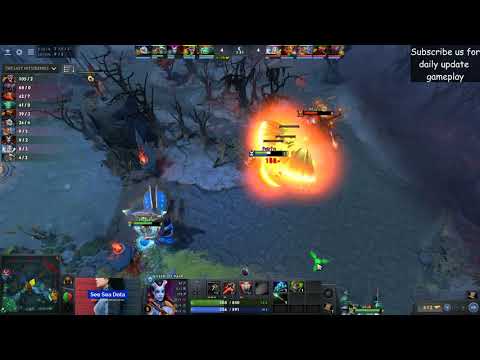 DENDI - SUPPORT QUEEN OF PAIN GAMEPLAY | THE SUPER SUPPORT MAN 24 ASSISTS IN 29 MIN GAME!!!