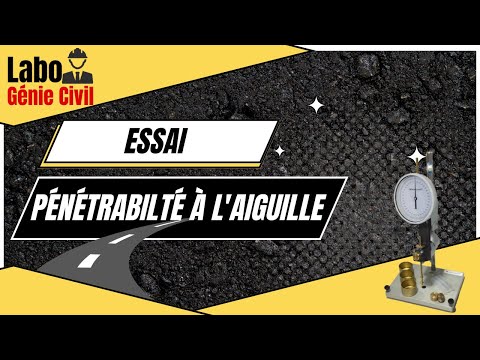 Essai pénétrabilité des bitumes